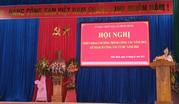 UBND xã Bình Minh, huyện Thăng Bình triển khai công tác cải cách hành chính năm 2022