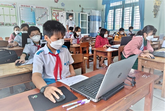 110 thí sinh tham gia Hội thi Tin học trẻ huyện Thăng Bình lần thứ IX, năm 2022