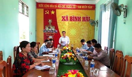 Thăng Bình: Triển khai giám sát tại UBND xã Bình Hải về việc thực hiện “Chính sách hỗ trợ người lao động gặp khó khăn do đại dịch Covid-19”