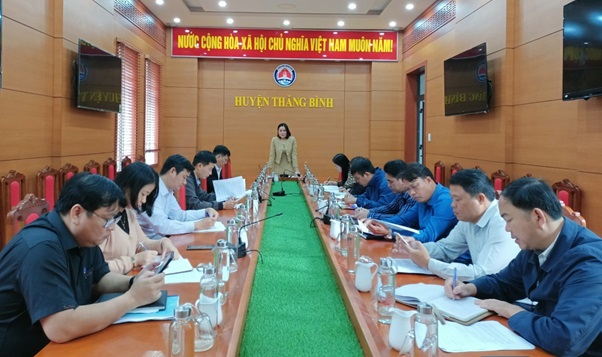 Họp bàn một số nội dung tổ chức Lễ hội văn hóa, thể thao miền biển huyện Thăng Bình năm 2023