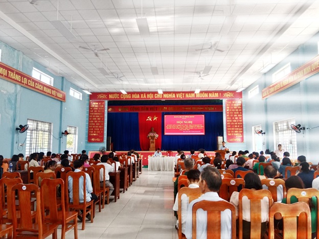 Bình Minh tổ chức hội nghị sơ kết giữa nhiệm kỳ  thực hiện Nghị quyết đại hội Đảng bộ xã Bình Minh  lần thứ XIII, nhiệm kỳ 2020 - 2025